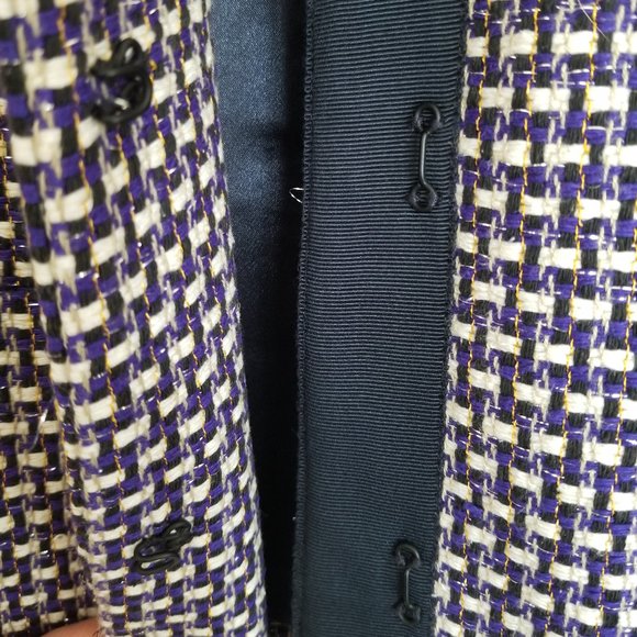 J. Crew Metallic Tweed Navy Blazer - Picture 5 of 8